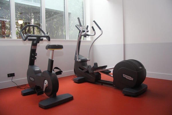 Salle de sport de l'hôtel Mercure de rennes
