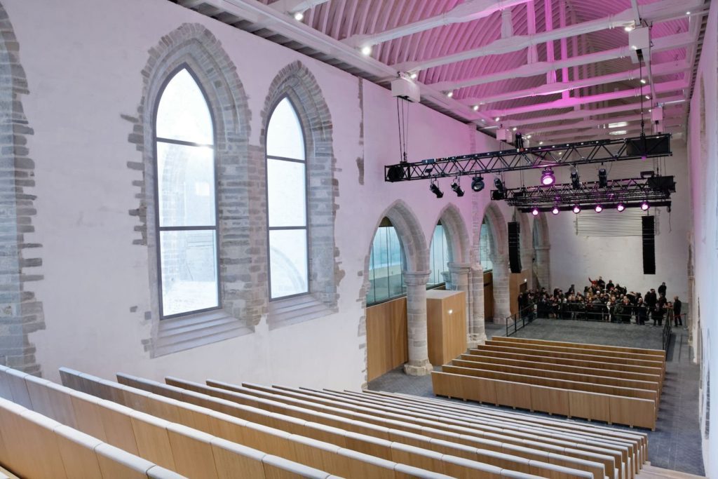 La nef du Centre des Congrès au Couvent des Jacobins de Rennes